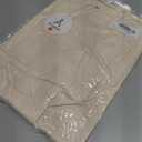 ANRABESS Sweaters for Women 2025 Fall Long Sleeve Crewneck Knit Casual Loose Side Button Basic Pullover Tops Trendy Outfits (Beige, XL)