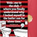 3 x Humorous Father's Day Card for Son, Funny Fathers Day Gift from Dad, Unique Greeting Card with Envelope and Sticker.