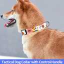 SXboxing Dog Collar, Cute Dog Collar for Small Medium Large Dogs, Personalized Adjustable Soft Pet Collars with Quick Release Buckle for Walking Running, Cute Red Floral