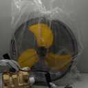 Wall Mount Fan, 20In Oscillating Wall Fan with 7000CFM, 3-Speed, Upgrade Motor High Velocity Industrial Fans for Commercial, Garage, Residential and Patio Use, Yellow
