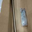 Ivilon Drapery Window Curtain Rod - End Cap Style Design 1 Inch Pole. 28 to 48 Inch Color Warm Gold