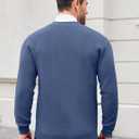 COOFANDY Men's Cardigan Sweaters with Button Lightweight Casual V Neck Long Sleeve Pockets Knitted Sweater 2XL