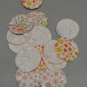 Breling 18 Pack Feeding Tube Pads Button Pad Gtube Button Covers Reusable g Tube Cutie Dinosaur Feeding Supplies for Kids Baby Breastfeeding Nursing Care (Flower)