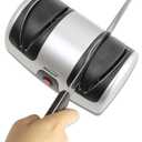 Brentwood TS-1001 2-Stage Electric Knife Sharpener, 9.80in. x 7.20in. x 4.80in.