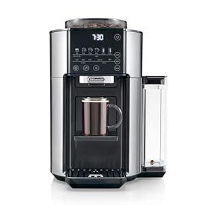 De'Longhi TrueBrew Drip Coffee Maker, Built in Grinder, Single Serve, 8 oz to 24 oz, Hot or Iced Coffee, Stainless, CAM51025MB