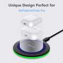 Yootech Wireless Charger,10W Max Wireless Charging Pad Compatible with iPhone 17/17 Pro/17 Pro Max/Air/16/15/14/13/SE 2022/12/11,Samsung Galaxy S25/S24/S23,for AirPods Pro 3(No AC Adapter)