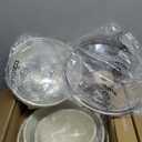 CAROTE Pots and Pans Set Nonstick, White Granite Induction Kitchen Cookware Set, 10 Pcs Non Stick Cooking Set w/Frying Pans & Saucepans(PFOS, PFOA Free)