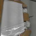 BEMIS 500EC 390 Toilet Seat with Easy Clean & Change Hinges, 1 Pack Round, Cotton White