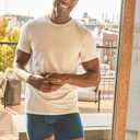 Hanes Men's Ultimate Comfort Fit Cotton Stretch Crewneck Undershirts, Multipack (Black, XL)