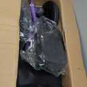 All Terrain Knee Scooter for Adults, Foldable Rolling Knee Scooter with DIY Stickers & Shock Absorber, Steerable Knee Walker for Broken Foot, Ankle Injuries & Surgery, Better Crutch Alternative (Cream Purple)