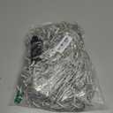 ZIMINGU Icicle Lights Outdoor, 32.8 FT 400 LED 8 Modes Christmas String Fairy Lights with 80 Drops, Twinkle Waterproof Connectable for Roof Balcony Business Park Decor, Warm White, 10M