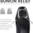 Women Dress Pumps Orthotic Heels Orthopedic Bunion Shoes (8.5, Black)