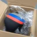 Car Steering Wheel Cover for BMW X3 X5 X7 3 5 Series 328i 528i 535i 530i 540i 320i 330i 325i X1 X2 X4 X6 1 2 4 6 7 8 Series e90 e60 f30 Accessories, 2026 Leather Black (Red Blue)