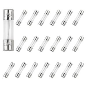3 x 520mm 1A Fast-Blow Glass Fuse 250V 1 Amp Fuse F1AL250V 20PCS Automotive Fuses Assortment Kit Cartridge Fuse
