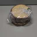 FSWCCK 6 Pack Nature Unfinished Round Wood Slices, 7-8 Inches Wooden Circle, Large Wood Slabs for Weddings Centerpieces Decor and DIY Painting Crafts