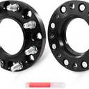 ECCPP 8x180mm to 8x180mm Wheel Spacers hubcentric 1 inch 8 lug Fit for GMC Sierra 2500 HD 3500 HD 2014-2022 | for Chevrolet Silverado 2500 HD 2011-2019 front wheel rims Centric Bore 124.1mm-2PCS