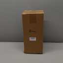 Farmhouse Paper Towel Holder Covered Metal Rustic Countertop Paper Towel Dispenser with Wooden Lid Fully Covered Holder for Home Country Bathroom Kitchen 6.3 x 6.3 x 13.4'', Silver