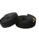 BIKE WORK Bike Handlebar Tape, Anti-Slip Handlebar Tape, EVA Foam Road Bicycle Handlebar Tape, Black Cycling Grip Tape for Handles - 2 Rolls