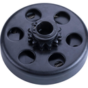 Go Kart Centrifugal Clutch 10 Teeth Inner Hole 20mm with 40/41/420 Chain Durable Centrifugal Clutch 3/4" Bore 3/16 Key Built in Compatible with Go-Kart Bike Engine - Black