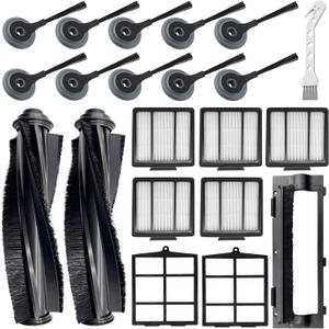 20 Pack Replacement Parts for Shark ION AV751 R85 RV850 S86 S87 S88 R71 R72 R75 RV761 RV771 RV871 AV752 AV753 Robot, 2Main Brush&5Filters&10Side Brushes&2Pre-Filter&1Brush Protect Guard