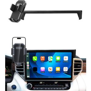 PZK Car Phone Mount for Toyota Tundra 2022-2025 2026 /Sequoia 2023-2025 2026 Accessories 14-Inch Screen Car Phone Holder Auto Lock 360 Rotation Hands Free Phone Cradles Not Affect Air Vent