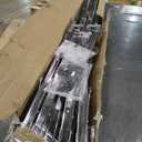 GRPDMDM 5Poles Clothes Drying Rack, Stainless Steel Laundry Rack with Wheels, Blanket Rack Clothesline, Extendable, with Windproof Hooks, for Indoor Outdoor