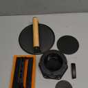 Smash Burger Press kit, Heavy-Duty Cast Iron Round Grill Bacon Press with Wood Handle, 3 in 1 Hamburger Press Patty Maker Tools, Cleaning Pad Set for Blackstone Griddle Flat Top Cooking