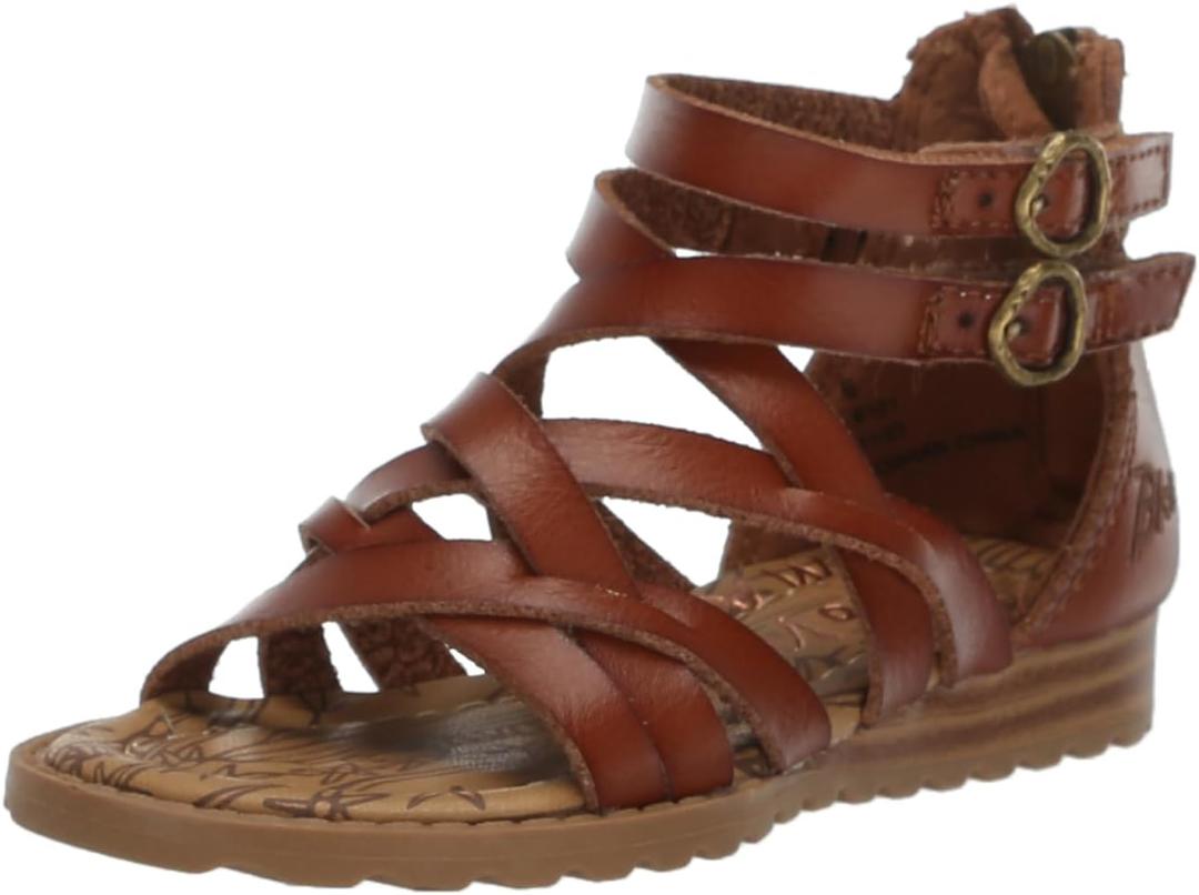 Blowfish Malibu Girl's Ayline-t Wedge Sandal (9 Toddler, Scotch)