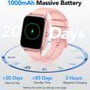 Smart Watch for Men Women (Answer/Make Calls), 1.83" HD Touchscreen Fitness Tracker, 480Hrs Playtime,112+ Sports Modes,Fitness & Sleep Tracker,Health,Fitness Watch for Android/iOS,IP68 Waterproof,Rose