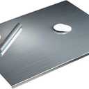 Stainless Steel Cutting Boards with Lip for Kitchen,Chopping Boards for Countertop,Large Metal Cutting Board over Sink Suitable for Meat, Fruits,Vegetables,Bread,Cake,Pasta,Noodle,and Pizza19.7“*15.7“