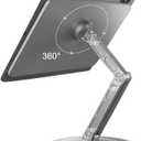 Magnetic Stand Only for iPad Pro 13 inch M4(2024),360Adjustable Foldable Desk Stand,Holder Desktop Tablet Mount for iPad Pro 13" M4(2024)