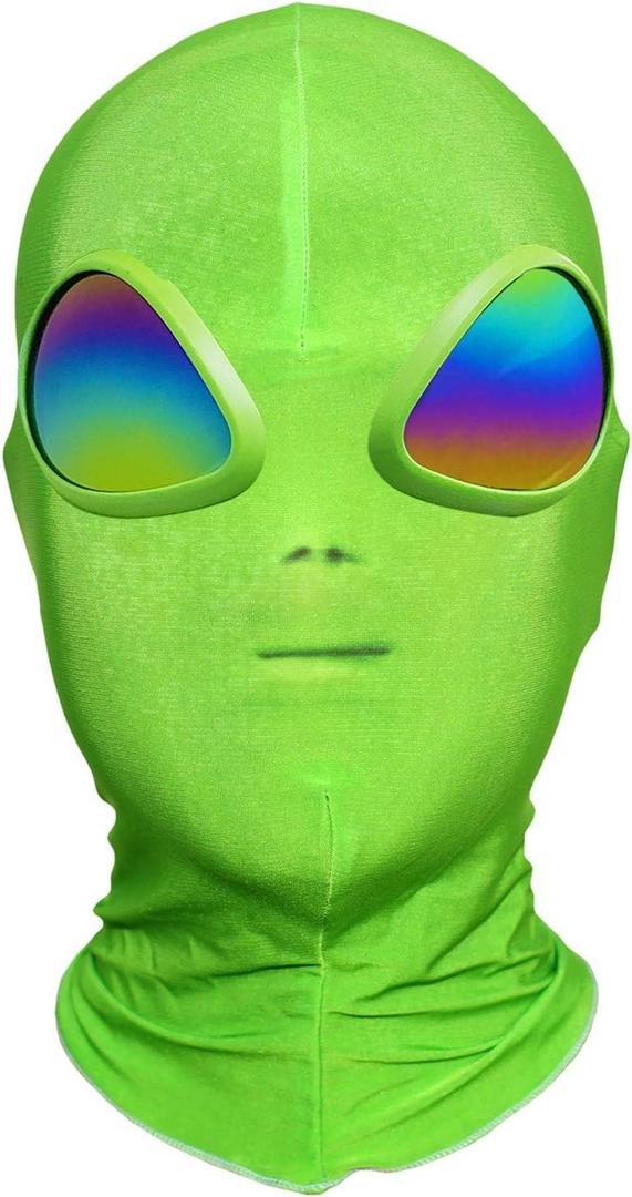 Stegosaurus Alien Mask Halloween Mask Cosplay ET Costume Halloween Party for Adult New Upgrade