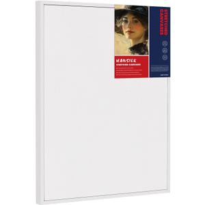 Large Framed Canvas Blank 16x20 - DIY Painting Art with Sturdy Wooden Frame, Modern Empty Canvas for Paint-Your-Own Art Ready to Hang Wall Decor