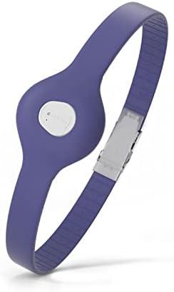 Divoti CGM Continuous Glucose Monitor Sensor Cover Armband Compatible with Dexcom G7, Trim-to-fit Adjustability- Carmella Blue
