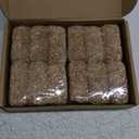 12 Pcs Mini Hay Bales Thanksgiving Fall Harvest Decorations Small Decorative Straw Bale for Christmas Nativity Scene, Dollhouse, Western Themed Party Decorations, 1.2 x 2.6 x 1.2 Inch