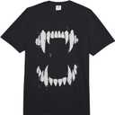 Halloween Horror Wolf Dog Vampire Monster Teeth Costume Comfort Colors Adult Heavyweight T-shirt, 2XL