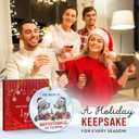 7 x Hippo Christmas Ornament 2025 - We Want A Hippopotamus for Christmas Ornament, Hippo Gifts for Women, Men, Funny Ceramic Animal Ornaments for Friends, Couples, Animal Lovers Gift Ideas