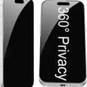 2 x 2 Pack for iPhone 17 Pro Max 360 Degree Privacy Screen Protector Anti spy Tempered Glass Film 6.9 inch