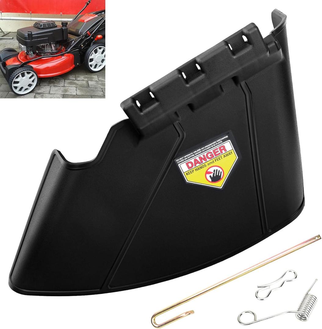 AMTHKNO 121-0739 Discharge Deflector Compatible with Toro Exmark 74390 74395 74798 74640 74641 74642 Lawn Mower, Fits Quest E S Series QSS725GKC42200 QSS708GEM50200 QSS708GEM42200