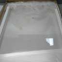 Extra Wide Clear Dog Gate 31" Tall Clear Acrylic Freestanding Dog gate Transparent Pet Gate for Doorways Stairs 4 Panel(55"-92" W)