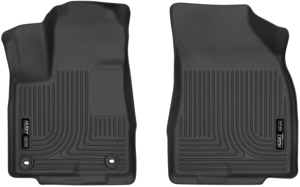 Husky Liners X-act Contour Floor Mats | Fits 2014-2019 Toyota Highlander | Front Row, 2-pc Black - 52311