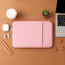 Laptop Sleeve for MacBook Neo/Air/Pro 13 inches A18/M5/M4/M3/M2/M1 Chip 2026-2020 A3404 A3449 A3240 A3113 A2681 A2337 A2338 with 2 Pockets Tablet Bag Case Accessories (Pink)