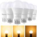 Youtime 3 Way Light Bulbs 30 70 100 Watt Equivalent Soft White, LED A19 6/10/15W Energy Saving Three Way Light Bulbs Perfect for Home Lighting,6Pack