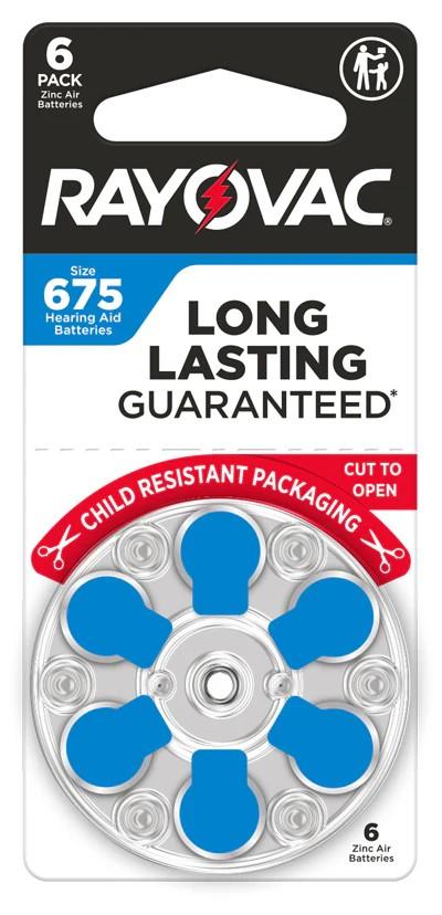 Rayovac Extra Hearing Aid Batteries - Size 675 - 60 Batteries