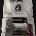 On Board Air Compressor System Replacement For Trucks Vans, includes Air Spring Compressor, Gauge, Wiring harness, Line and Hardware Kit