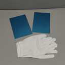 uxcell 2Pcs 304 Stainless Steel Sheet Plate, 6" x 4", 24 Gauge (0.5mm) Thickness, Stainless Steel Plate with Gloves for Crafting, Modelers, Jewelry, Repairs, Electrical Repairs (Silver)