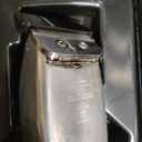 Andis 12660 Professional Master Corded/Cordless Hair Trimmer, Adjustable Carbon Steel Blade Hair Clipper for Close Cutting, Silver