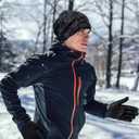 12 Pcs Winter Beanie Hats and Touch Screen Gloves Set Includes 6 Warm Beanie Slouchy Knitted Skull Hats and 6 Pairs Touchscreen Gloves for Men Women Warm Snow Cold Weather with Fleece Lined