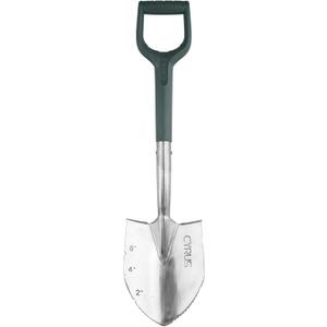CYRUS Garden Shovel for Digging Stainless Steel,Shovels for Digging Heavy Duty 28 Inch,Garden Spade Shovel with Serrated Edges, Suitable for Yard