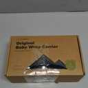 KeaBabies Baby Wrap Carrier - All in 1 Original Baby Carrier Newborn to Toddler Sling, Easy to Wear, Hands Free Bonding, Lightweight, Breathable Infant Wraps (Trendy Black) (One Size)